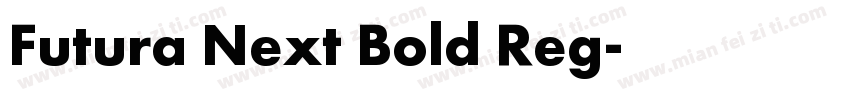 Futura Next Bold Reg字体转换